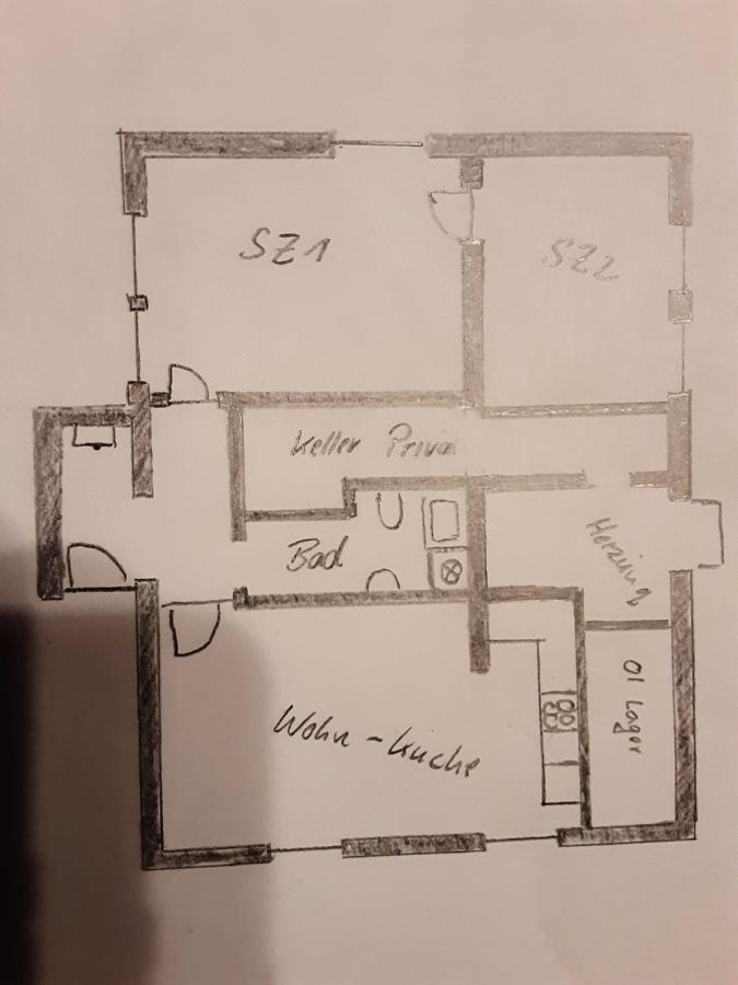 Ferienwohnung Zum Goldenen Tal Grafendhron Exterior foto